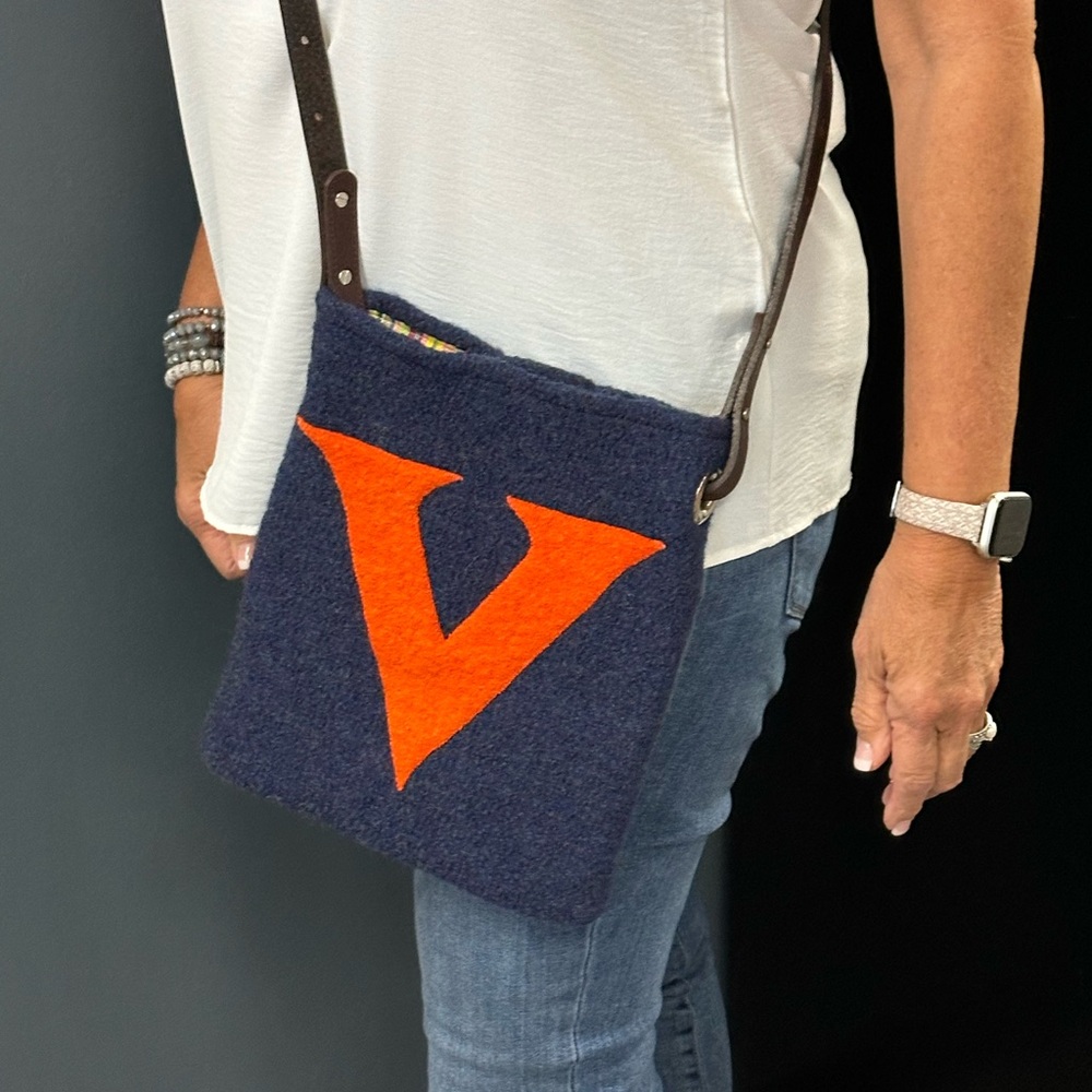 Virginia Cavaliers Wool You Be Mine crossbody purse